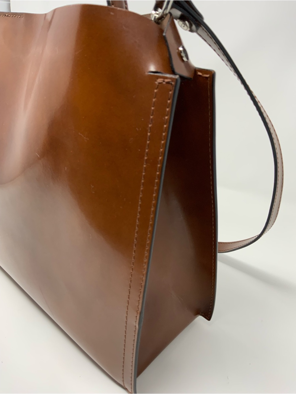 Gianni Chiarini Florentine Italian Leather Tote - Picture 6 of 16